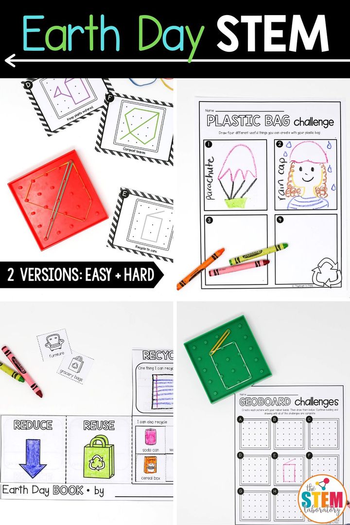 🌍🌍🌍Can you believe it’s almost EARTH DAY?

Let’s get our young learners EXCITED about our planet with some captivating and hands-on activities. 

This bundle has EVERYTHING you need for a memorable and fun EARTH DAY unit.

💥💥Are you ready for ALL this?

✨Reduce, reuse, recycle flip book
✨Compost, recycle, and trash sort
✨20 (easy and hard) geoboard task cards
✨Plastic bag challenge

There you go…

Your entire unit’s planned, easy-to-prep, and ready to get started!

Just comment “Earth” below, and our Plato-bot will hook you up with the link to our TPT store or our STEM Laboratory shop.

#STEM #Earthday #Earthdayactivities